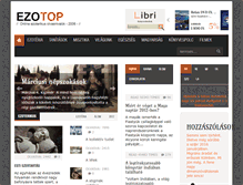 Tablet Screenshot of ezotop.hu